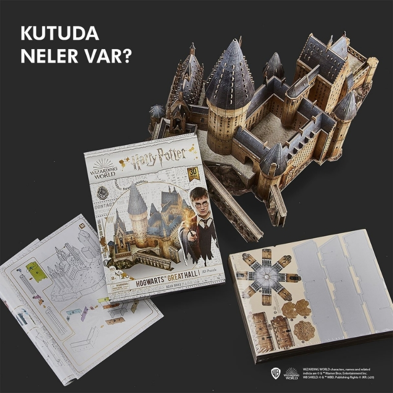 Harry%20Potter%20Hogwarts%20Büyük%20Salon%203d%20Puzzle%20DS1011%20Great%20Hall