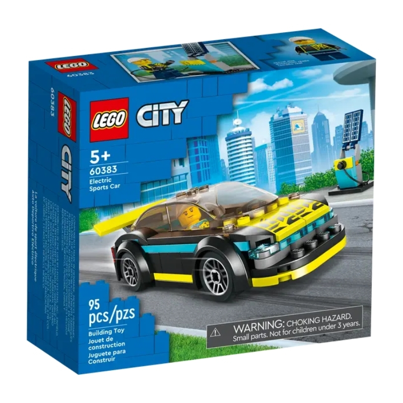 LEGO%20City%20Elektrikli%20Spor%20Araba%2060383%20-%2095%20Parça%205+