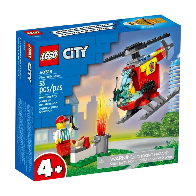 LEGO%20City%20İtfaiye%20Helikopteri%2060318%20-%2053%20Parça%204+