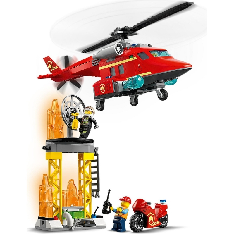 LEGO%20City%20İtfaiye%20Kurtarma%20Helikopteri%2060281%20-%20212%20Parça%205+