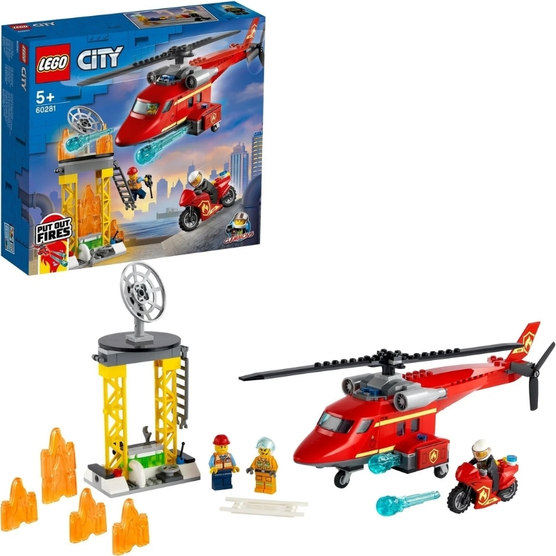 LEGO%20City%20İtfaiye%20Kurtarma%20Helikopteri%2060281%20-%20212%20Parça%205+