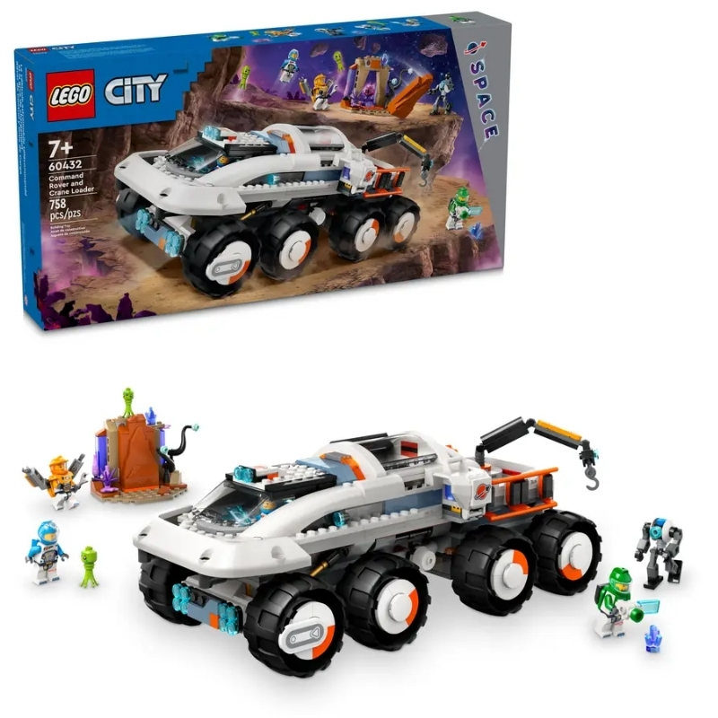 LEGO%20City%20Komuta%20Aracı%20ve%20Yükleyici%20Vinç%2060432%20-%20758%20Parça%207+