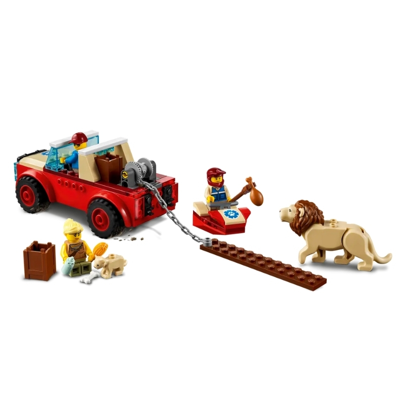 LEGO%20City%20Vahşi%20Hayvan%20Kurtarma%20Jipi%2060301%20-%20157%20Parça%204+