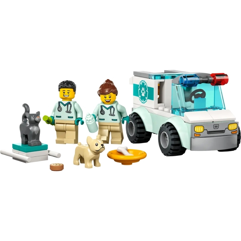 LEGO%20City%20Veteriner%20Kurtarma%20Aracı%2060382%20-%20(58%20Parça)%204+