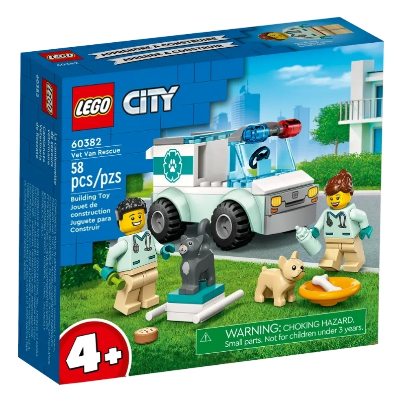 LEGO%20City%20Veteriner%20Kurtarma%20Aracı%2060382%20-%20(58%20Parça)%204+