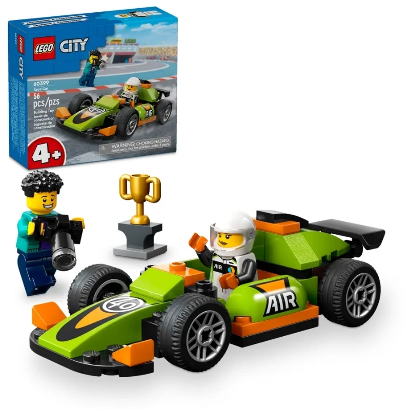 LEGO%20City%20Yeşil%20Yarış%20Arabası%2060399%20-%2056%20Parça%204+