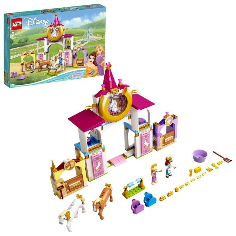 LEGO%20Disney%20Princess%20Belle%20ve%20Rapunzel’in%20Kraliyet%20Ahırları%2043195%20-%20239%20Parça%205+