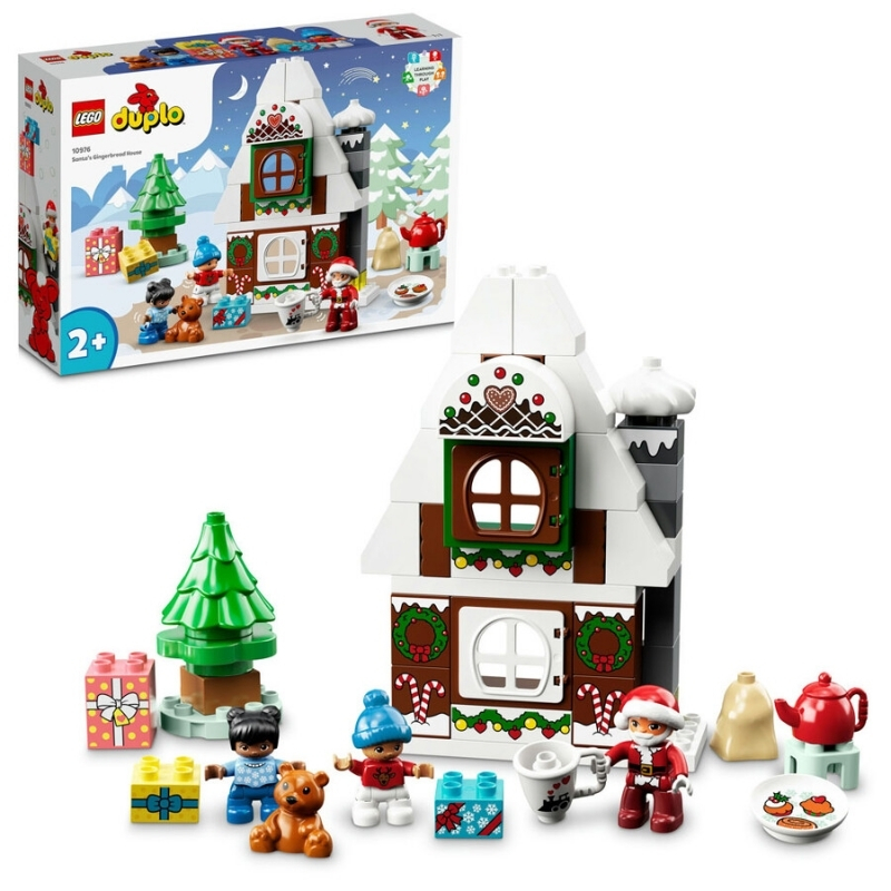 LEGO%20Duplo%20Noel%20Baba’nın%20Zencefilli%20Kurabiye%20Evi%2010976%20-%2050%20Parça%202+