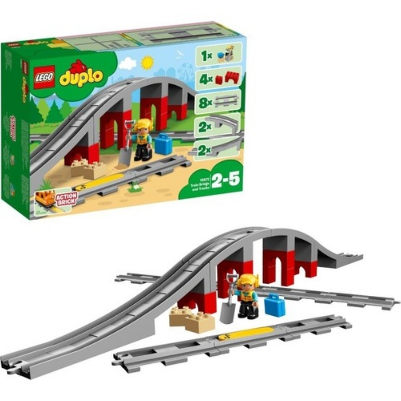 LEGO%20Duplo%20Tren%20Rayları%2010872-%2023%20Parça%202+