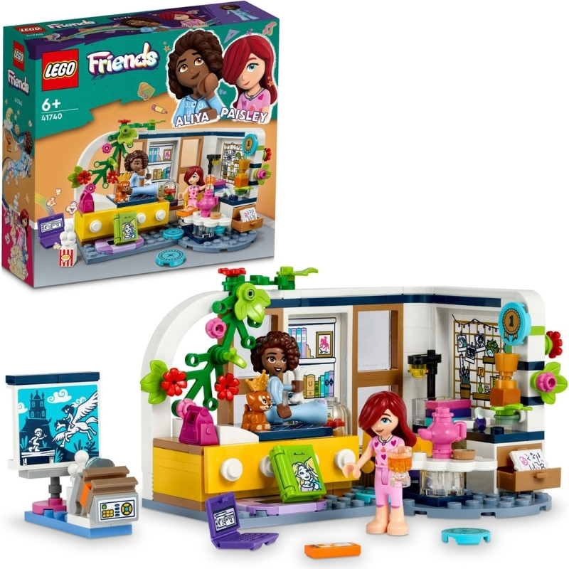 LEGO%20Friends%20Aliya’nın%20Odası%2041740%20-%20209%20Parça%206+