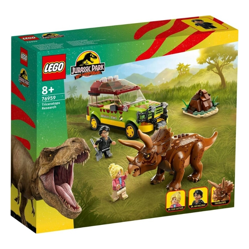 LEGO%20Jurassic%20World%20Triceratops%20Araması%2076959%20-%20281%20Parça%208+