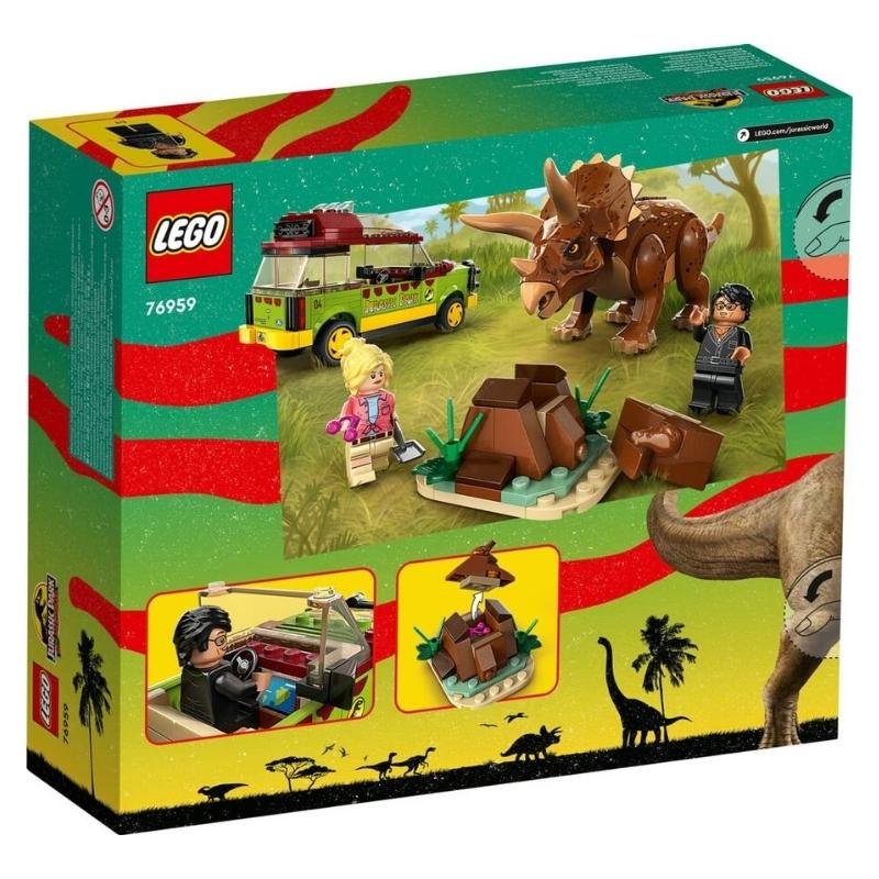 LEGO%20Jurassic%20World%20Triceratops%20Araması%2076959%20-%20281%20Parça%208+