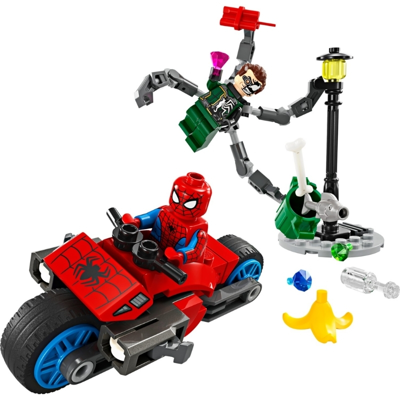 LEGO%20Marvel%20Motosiklet%20Takibi:%20Örümcek%20Adam%20Doktor%20Oktopus’a%20Karşı%2076275