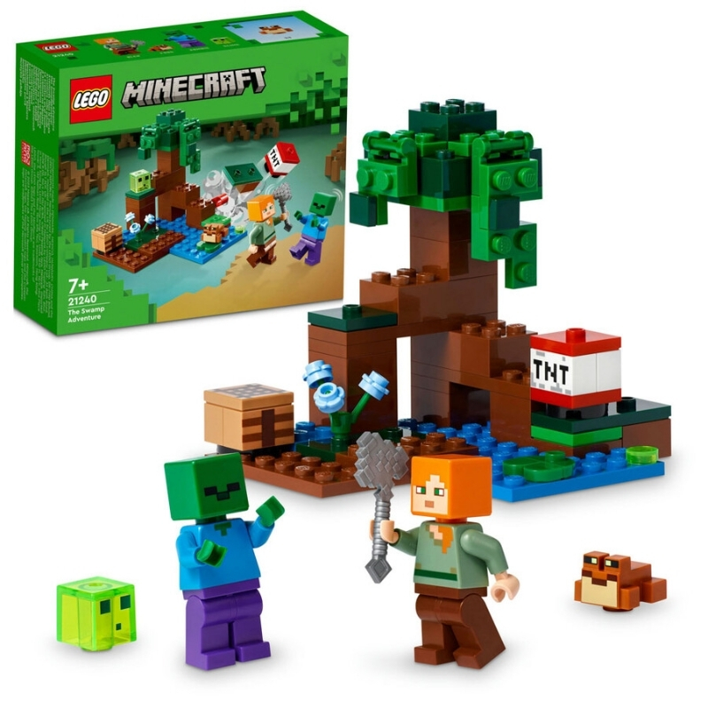 LEGO%20Minecraft%20Bataklık%20Macerası%2021240%20-%2065%20Parça%207+