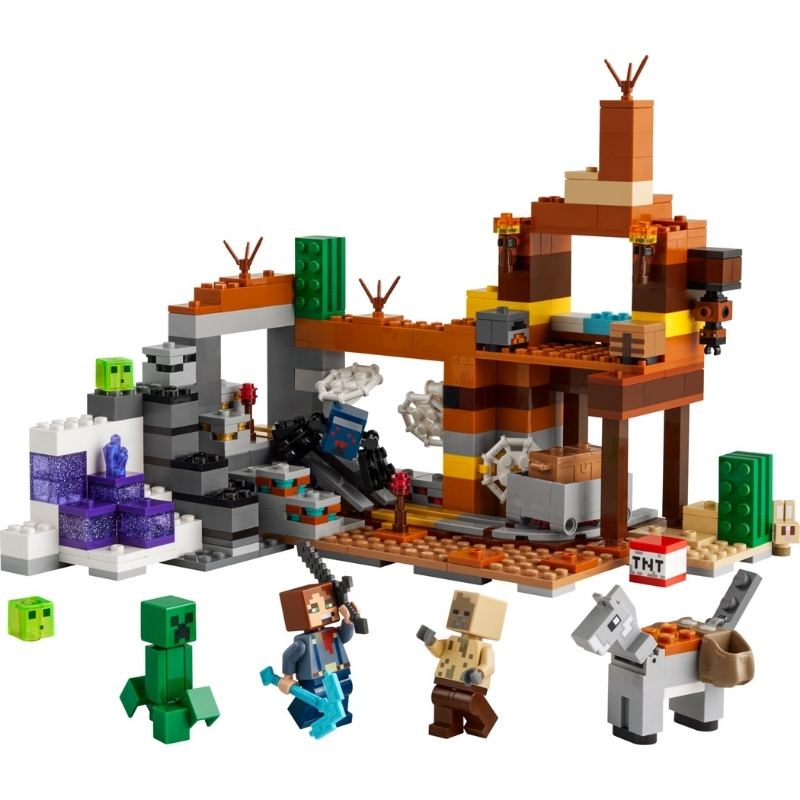 LEGO%20Minecraft%20Çorak%20Arazi%20Maden%20Kuyusu%2021263%20-%20538%20Parça