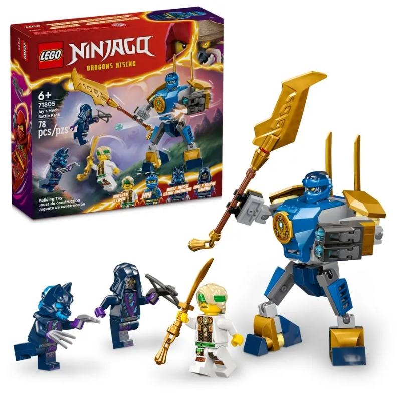 LEGO%20Ninjago%20Jay’in%20Robotu%20Savaş%20Paketi%2071805%20-%2078%20Parça%206+