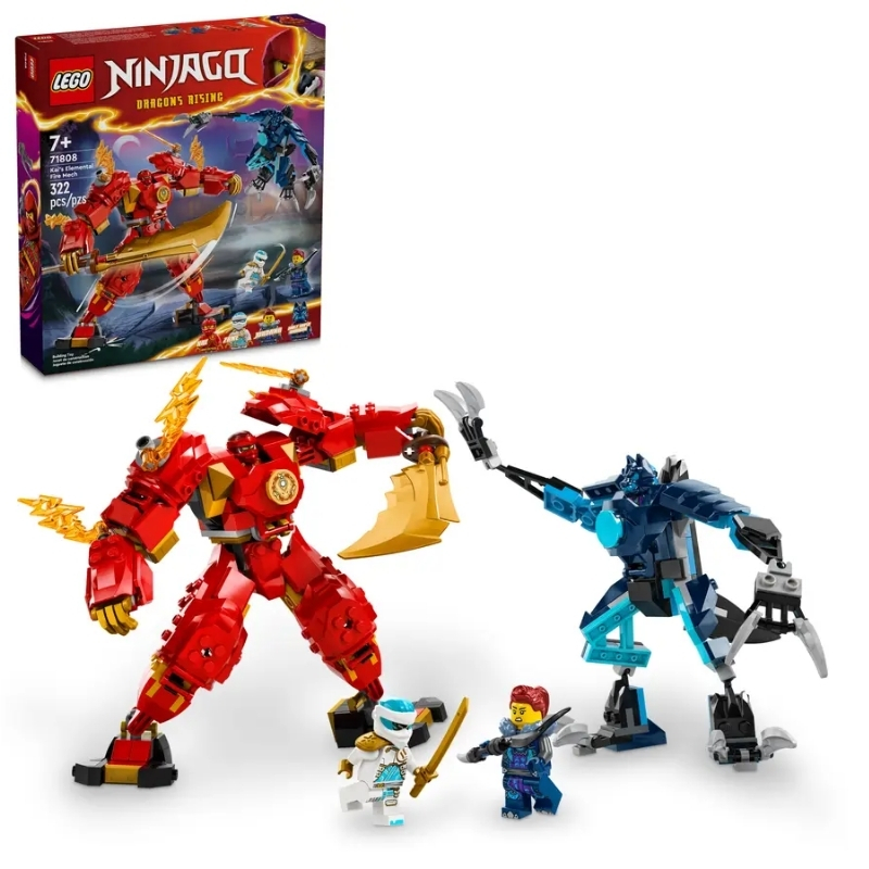 LEGO%20Ninjago%20Kai’nin%20Ateş%20Elementi%20Robotu%2071808%20-%20322%20Parça%207+