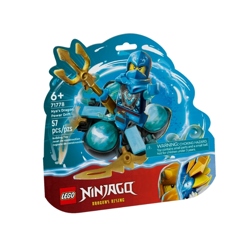 LEGO%20Ninjago%20Nya’nın%20Ejderha%20Gücü%20Spinjitzu%20Drifti%2071778%20-%2057%20Parça%206+