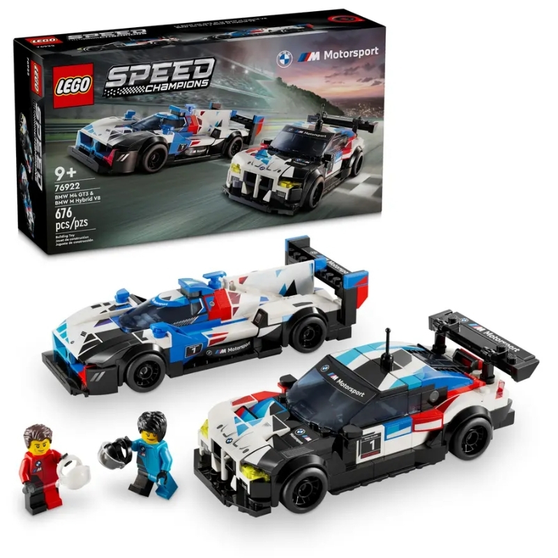 LEGO%20Speed%20Champions%20BMW%20M4%20GT3%20ve%20BMW%20M%20Hybrid%20V8%20Yarış%20Arabaları%2076922