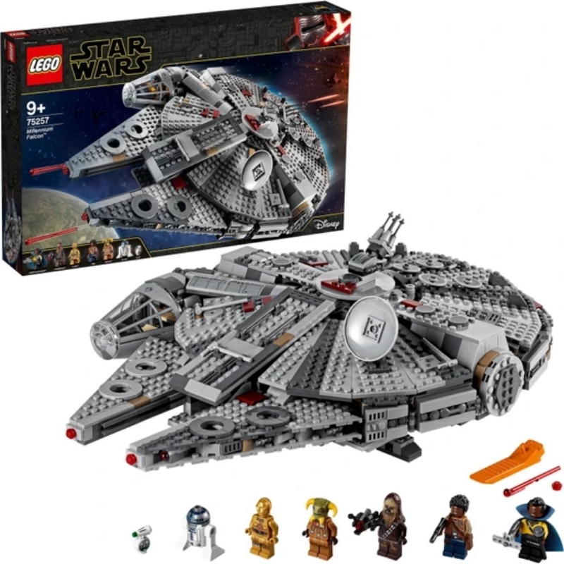 LEGO%20Star%20Wars%20Skywalker’ın%20Yükselişi%20Milenyum%20Şahini%2075257%20-%20%201351%20Parça%209+