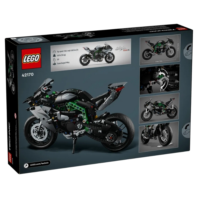 LEGO%20Technic%20Kawasaki%20Ninja%20H2R%20Motosiklet%2042170%20-%20643%20Parça%2010+