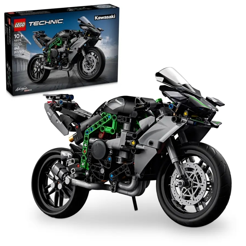 LEGO%20Technic%20Kawasaki%20Ninja%20H2R%20Motosiklet%2042170%20-%20643%20Parça%2010+