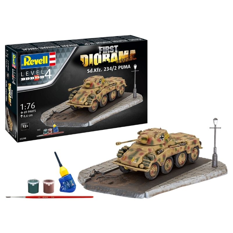 Revell%20Sd.Kfz.%20234/2%20Puma%20-%20First%20Diorama%20Set%201:76%2003298