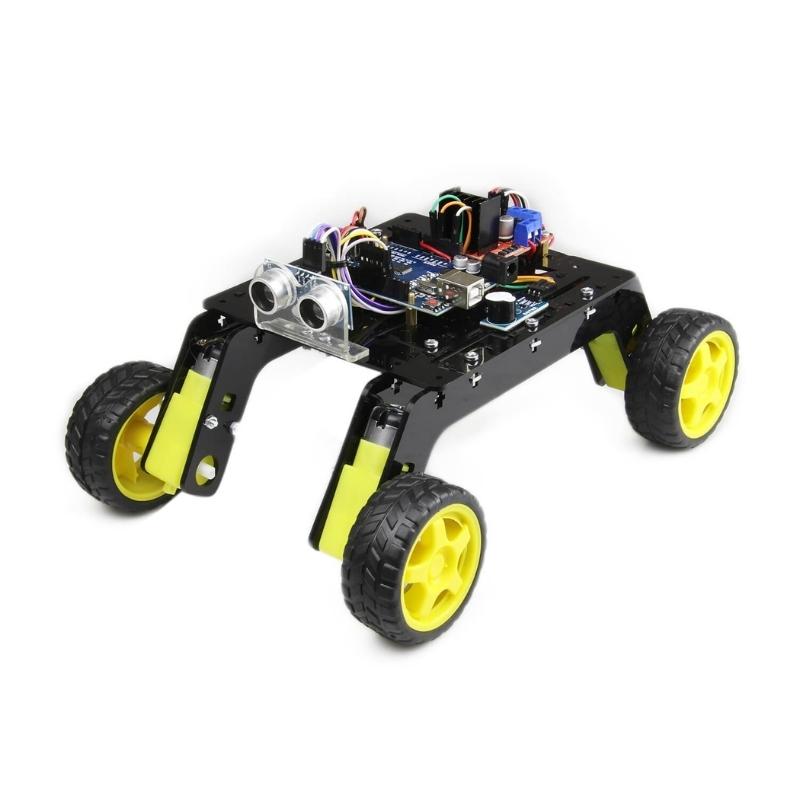 Rover%204WD%20Arazi%20Robot%20Kiti%20-%20Demonte%20(Pleksi%20Gövdeli)