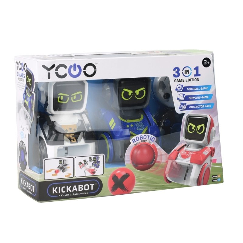 Silverlit%20Kickabot%20Futbol%20ve%20Bowling%20Oynayan%20Robot%20İkili%20Set