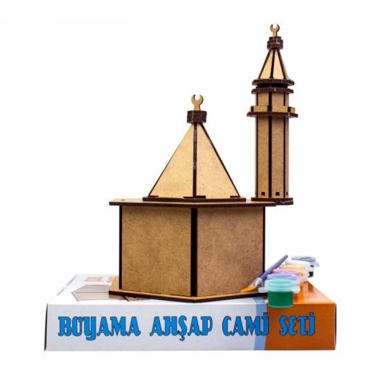 Ahşap Boyama Cami Maket Seti