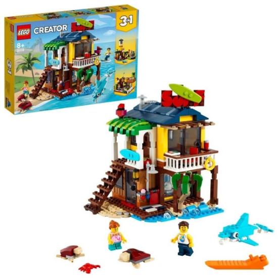 LEGO Creator 3’ü 1 Arada Sörfçü Plaj Evi 31118