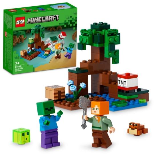 LEGO Minecraft Bataklık Macerası 21240 - 65 Parça 7+