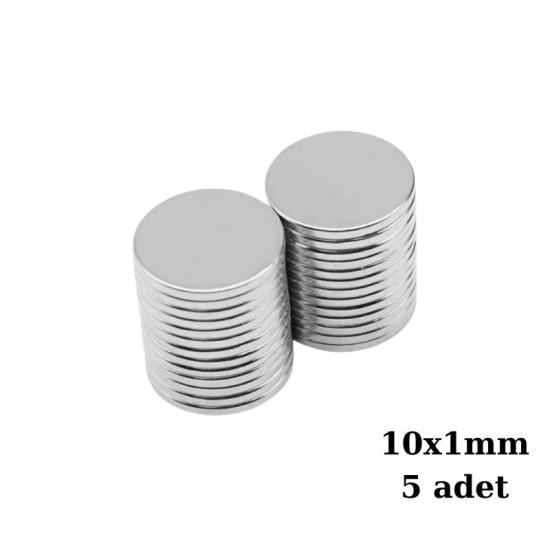 Neodyum Mıknatıs - 13mm Güçlü Magnet 5 Adet